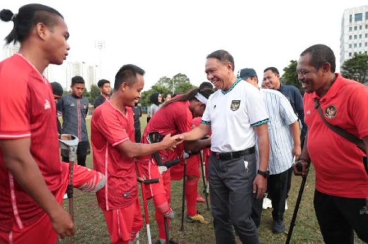 BREAKINGNEWS : Pemerintah Komitmen Dukung Timnas Sepakbola Amputasi Indonesia di Piala Dunia 2022