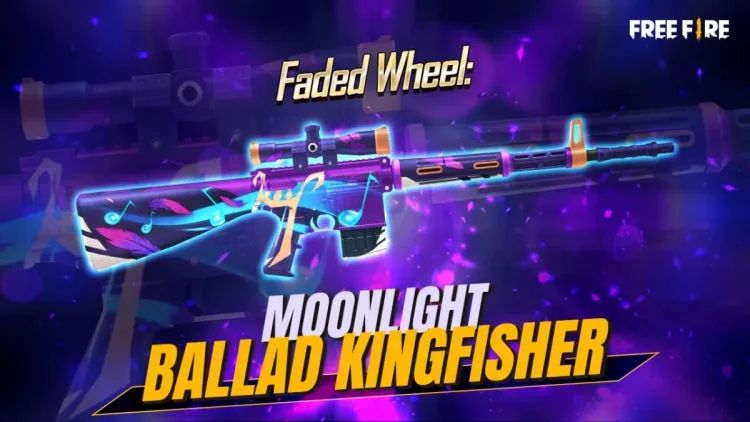 Cara Dapatkan Skin FF Senjata Kingfisher Moonlight Ballad Gratis Di Bonus Top Up