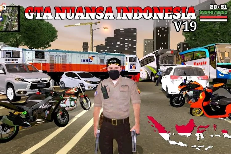 DOWNLOAD GTA San Andreas Rasa Indonesia V19 Khusus untuk HP Android? Berikut LINK Aktif Game Premium!