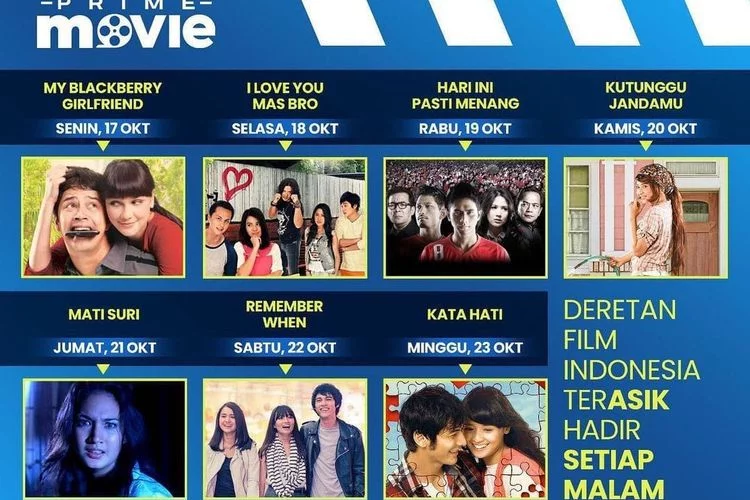 Jadwal NET Prime Movie di NET TV 17-23 Oktober 2022: Ada 7 Film Indonesia, Catat Jam Tayang dan Daftar Filmnya