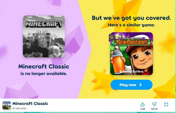 Game Minecraft Online, Gratis untuk Android dan PC, Tinggal Klik