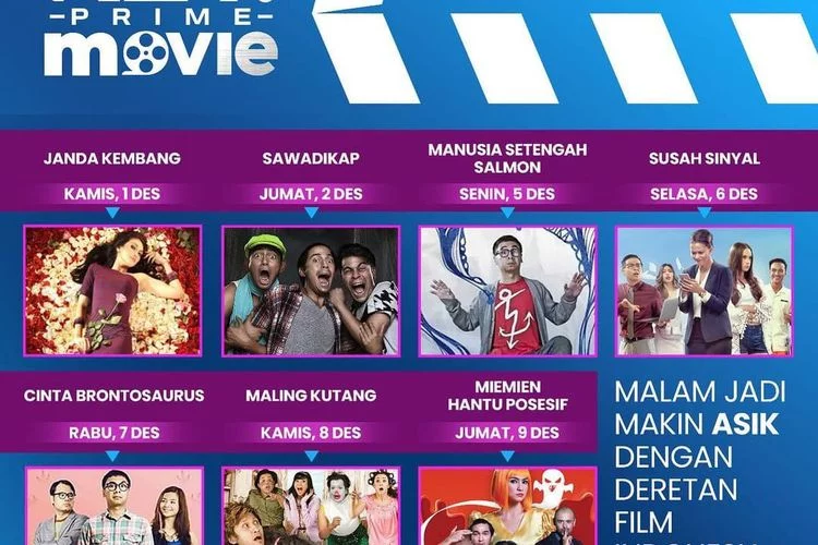 Jadwal NET Prime Movie 1-9 Desember 2022 di NET TV, Catat Jam Tayang Film Indonesia Terasik Setiap Senin-Jumat