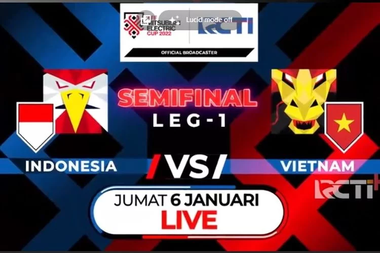 Jadwal Pertandingan dan Link Nonton Semifinal Timnas Indonesia vs Vietnam di Piala AFF 2022