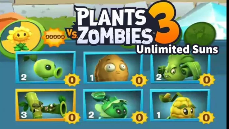 Plants Vs Zombies 3 Mod Apk (Suns Unlimited) Versi Terbaru 2023