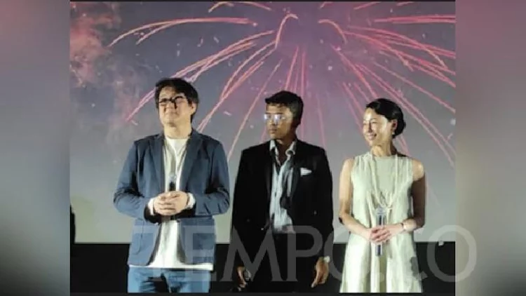 Datang di Premiere Film Kembang Api, Sutradara dan Aktris Jepang Iri Lihat Kehebohan Penonton Indonesia