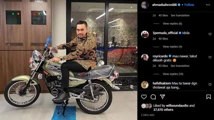 Ahmad Sahroni Jual Yamaha RX-King Kondisi Istimewa, Sampai Ditawar Rp 50 Jutaan!