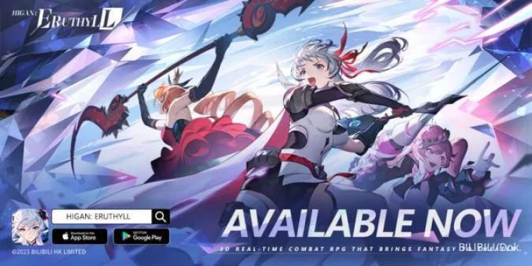 Download Game Terbaru Higan: Eruthyll (Android/iOS), Server Dibuka Mulai Hari ini