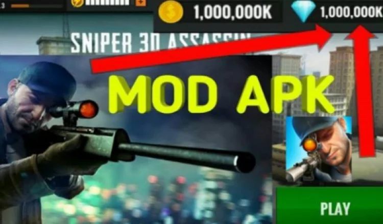 Sniper 3D Mod Apk Unlimited Money And Diamonds 2023