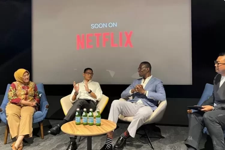 Dorong Film Lokal Go Internasional, Sandiaga Uno Sambangi Kantor Netflix di Singapura