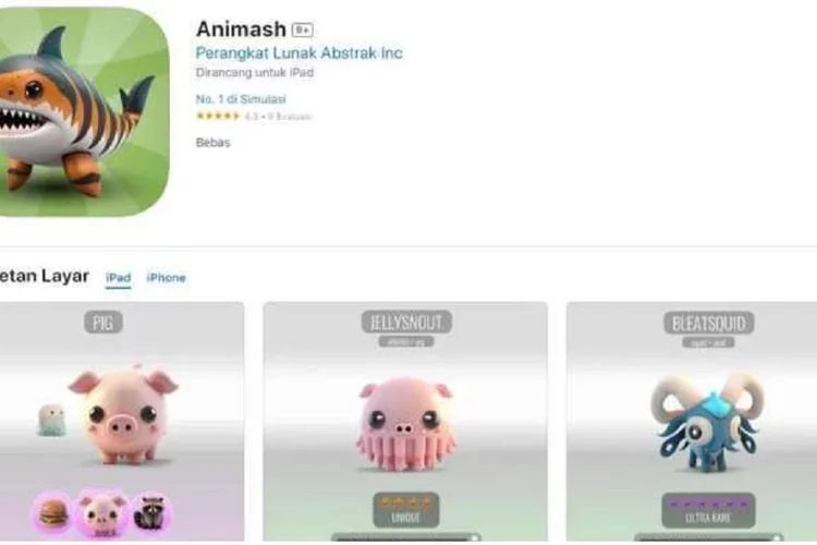 Link Download Animash APK Android iPhone Resmi Gratis Juli 2023, Ukuran Game Berapa GB?
