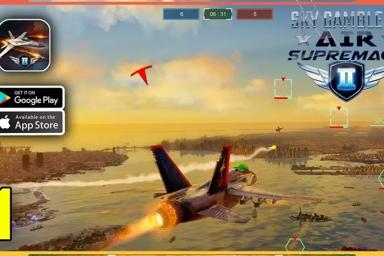 Review Game Android Sky Gamblers: Infinite Jets, Cocok Buat Yang Suka Pertempuran Kapal ?