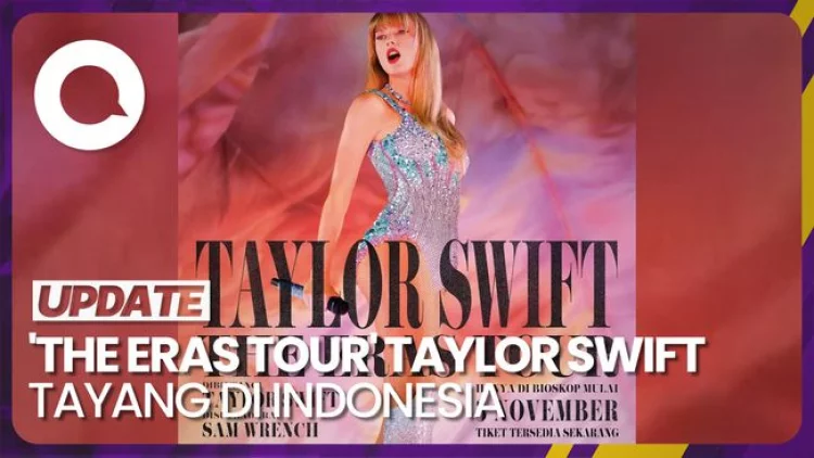 Film 'The Eras Tour' Taylor Swift Tayang di Indonesia 3 November
