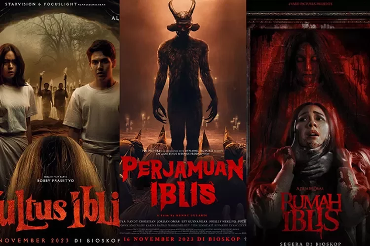 Film Horor Indonesia Akhir Tahun 2023: Kultus iblis, Perjamuan Iblis, dan Rumah Iblis
