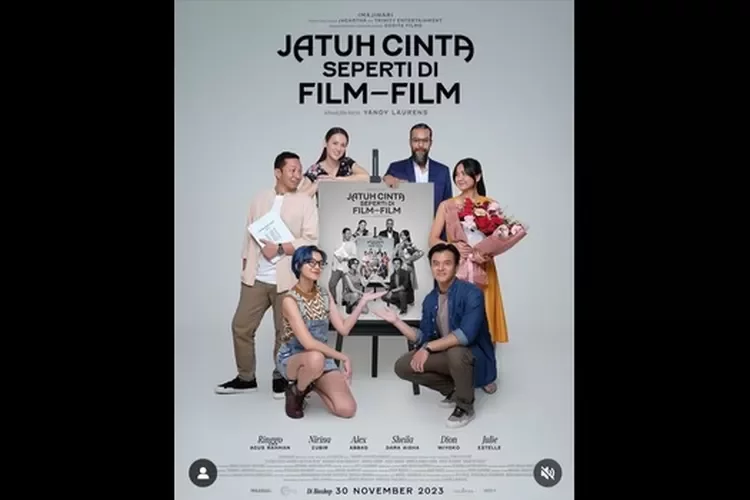 Sinopsis Film Jatuh Cinta Seperti di Film Film, Drama Komedi Terbaru Film Indonesia