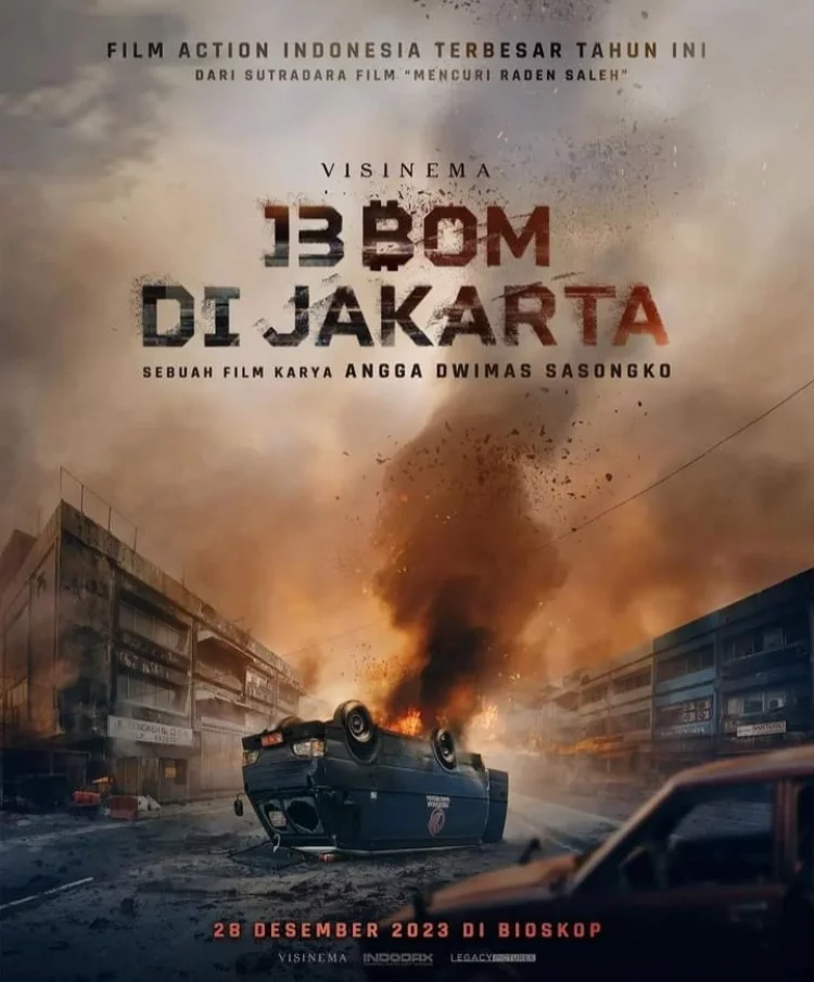 '13 Bom di Jakarta' Diklaim Film Action Indonesia Terbesar 2023 -