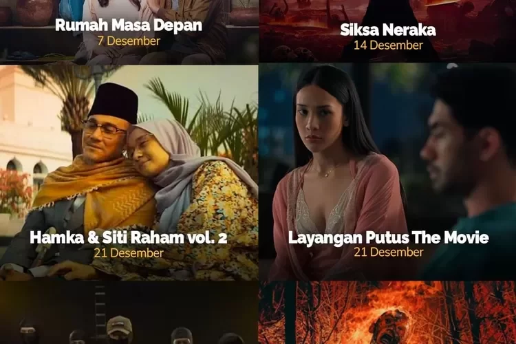 Daftar Film Indonesia yang Akan tayang Di Bioskop pada Bulan Desember Ini. Catat Tanggalnya!