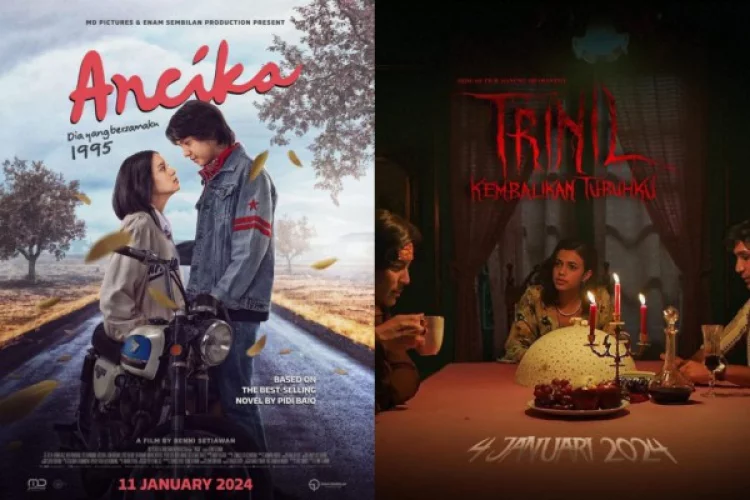 9 Film Indonesia Terlaris Periode Januari 2024, Ada Ancika!