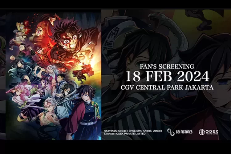 Jadwal Rilis Film Anime Demon Slayer: Kimetsu No Yaiba – To The Hashira Training – Indonesia Fix Februari!